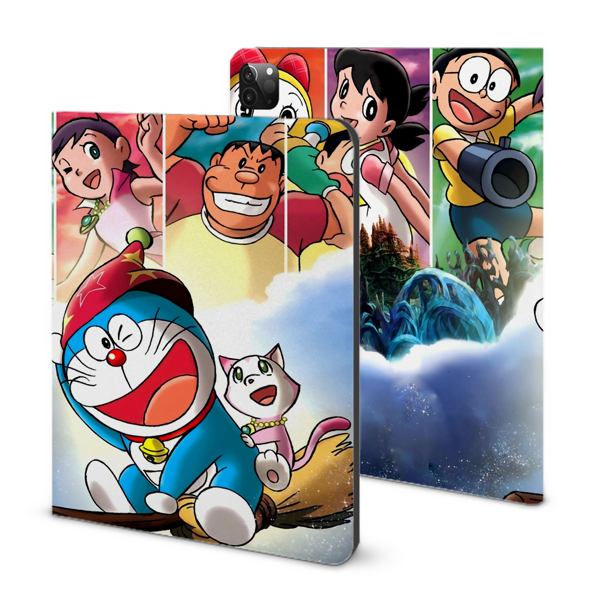 （画像用） ドラえもん Doraemon IPadケース ペンホルダー付き ブックスタイルデザイン